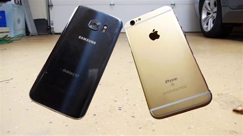 iphone 6s vs samsung s7 drop test|Samsung Galaxy S7 vs iPhone 6S Durability Drop Test! .